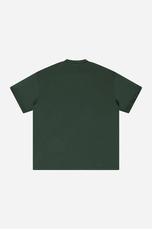 T-Shirt Blank Heavy 100% Cotton - DARKISH GREEN