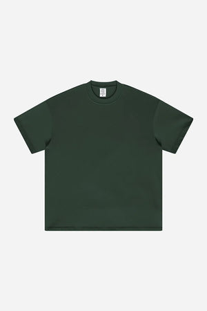 T-Shirt Blank Heavy 100% Cotton - DARKISH GREEN