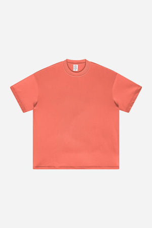T-Shirt Blank Heavy 100% Cotton - ORANGE RED