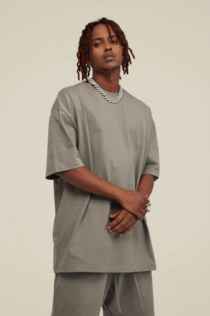 T-Shirt Blank Heavy 100% Cotton - SMOKE