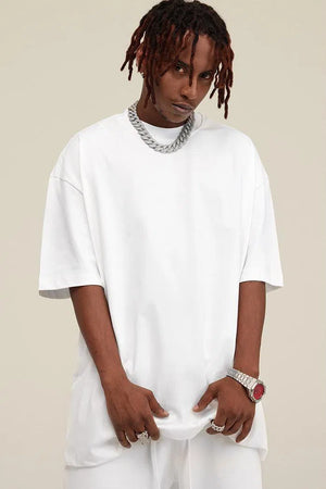 T-Shirt Blank Heavy 100% Cotton - WHITE