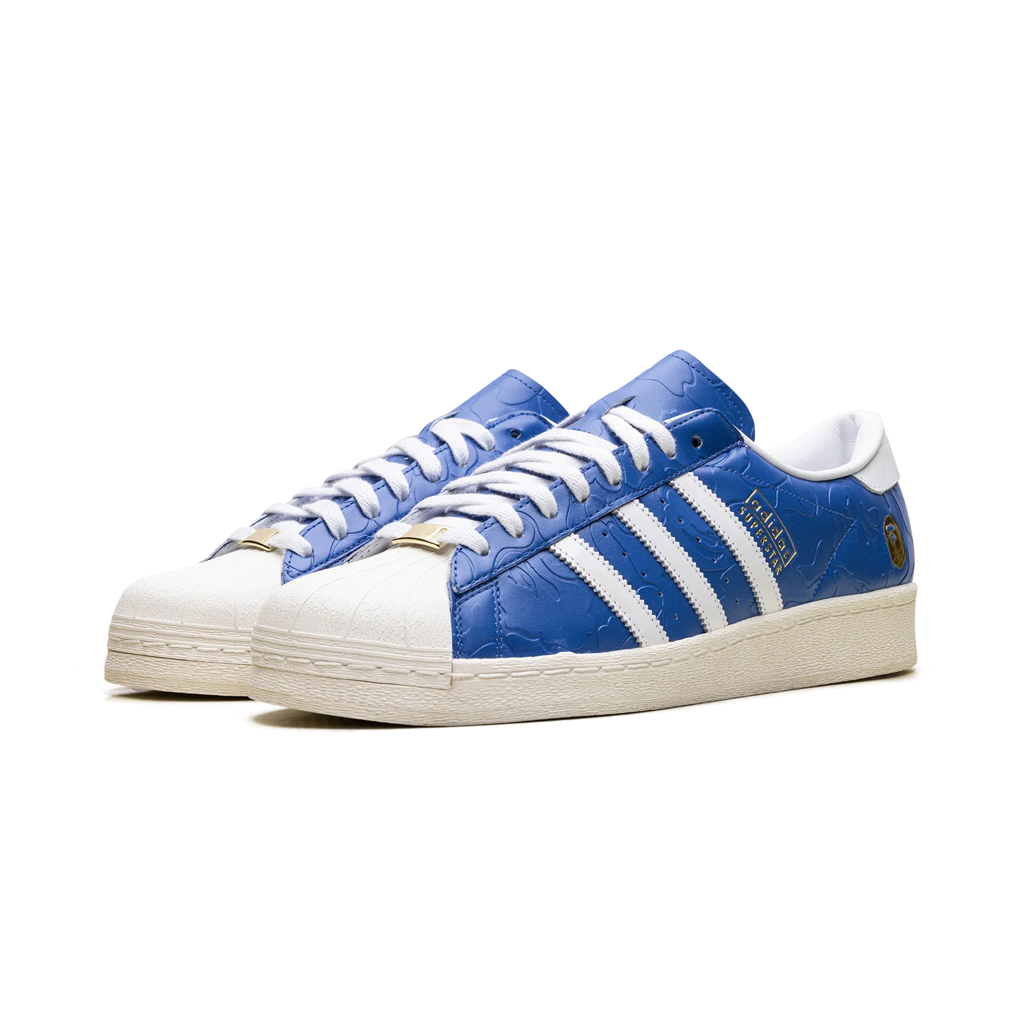 Adidas Superstar Vintage Bape Blue White
