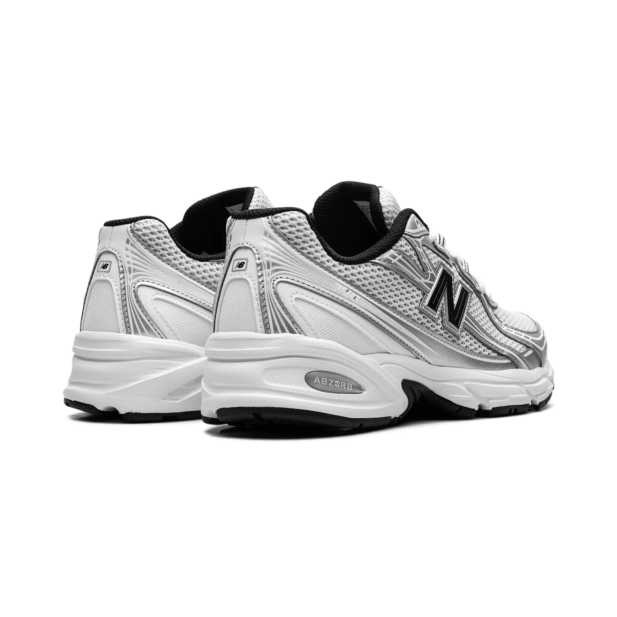 New Balance 740 White Silver Metallic Navy