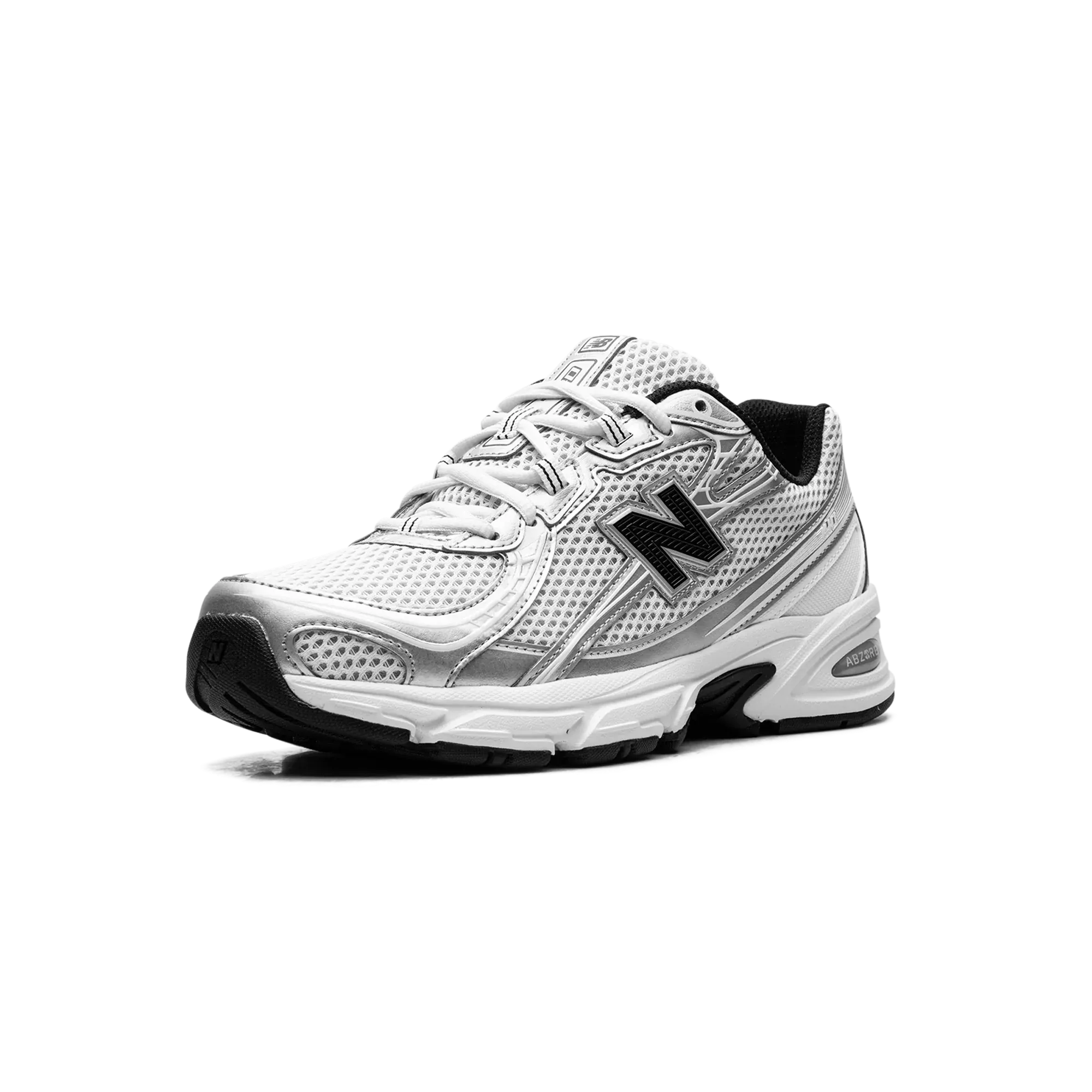 New Balance 740 White Silver Metallic Navy
