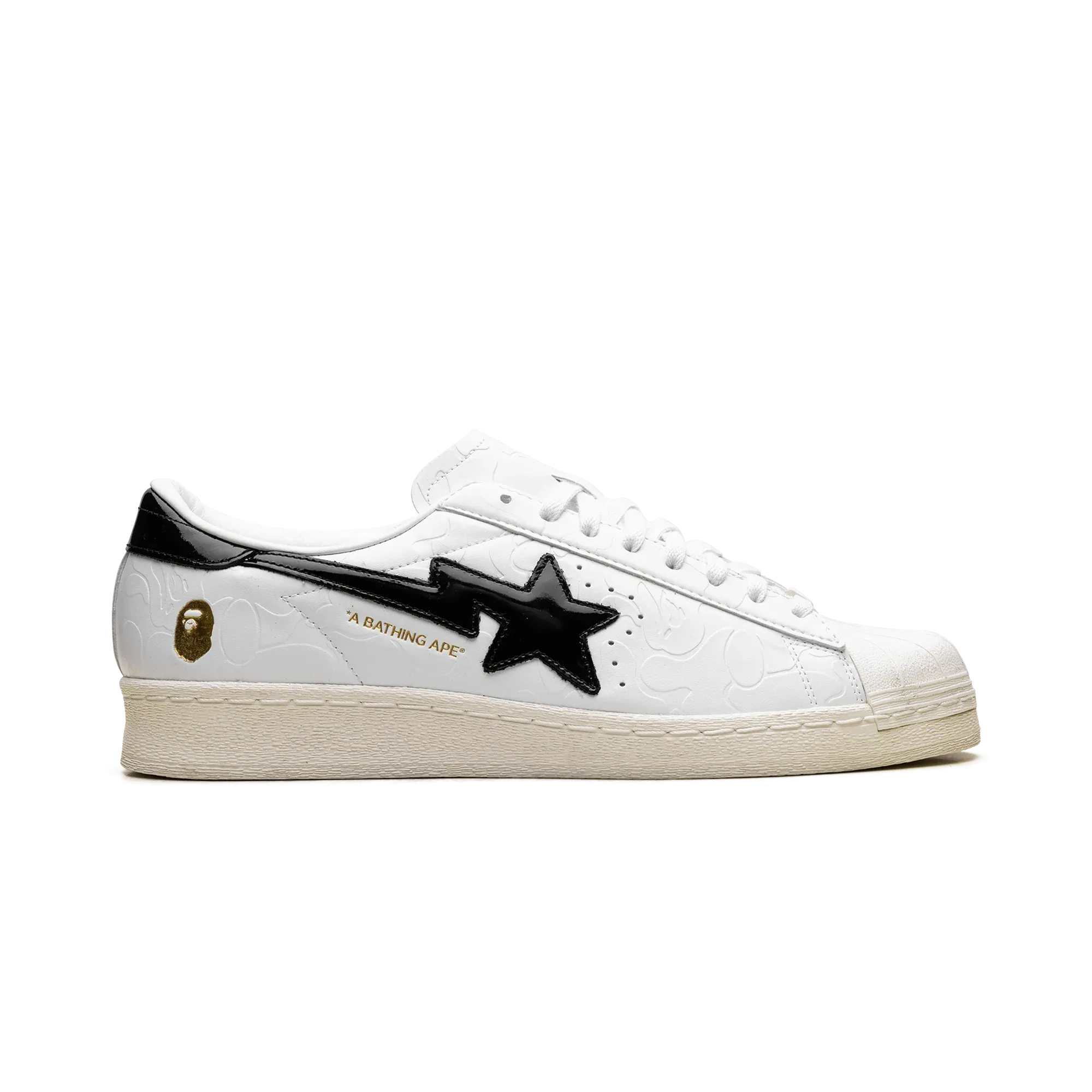 Adidas Superstar Vintage A Bathing Ape - White Black