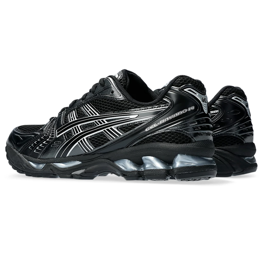 حذاء Asics GEL-KAYANO 14 SPORTSTYLE باللون الأسود الفضي الخالص