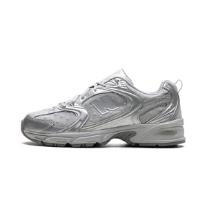 New Balance 530 Silver Metallic Raincloud Polka Dots