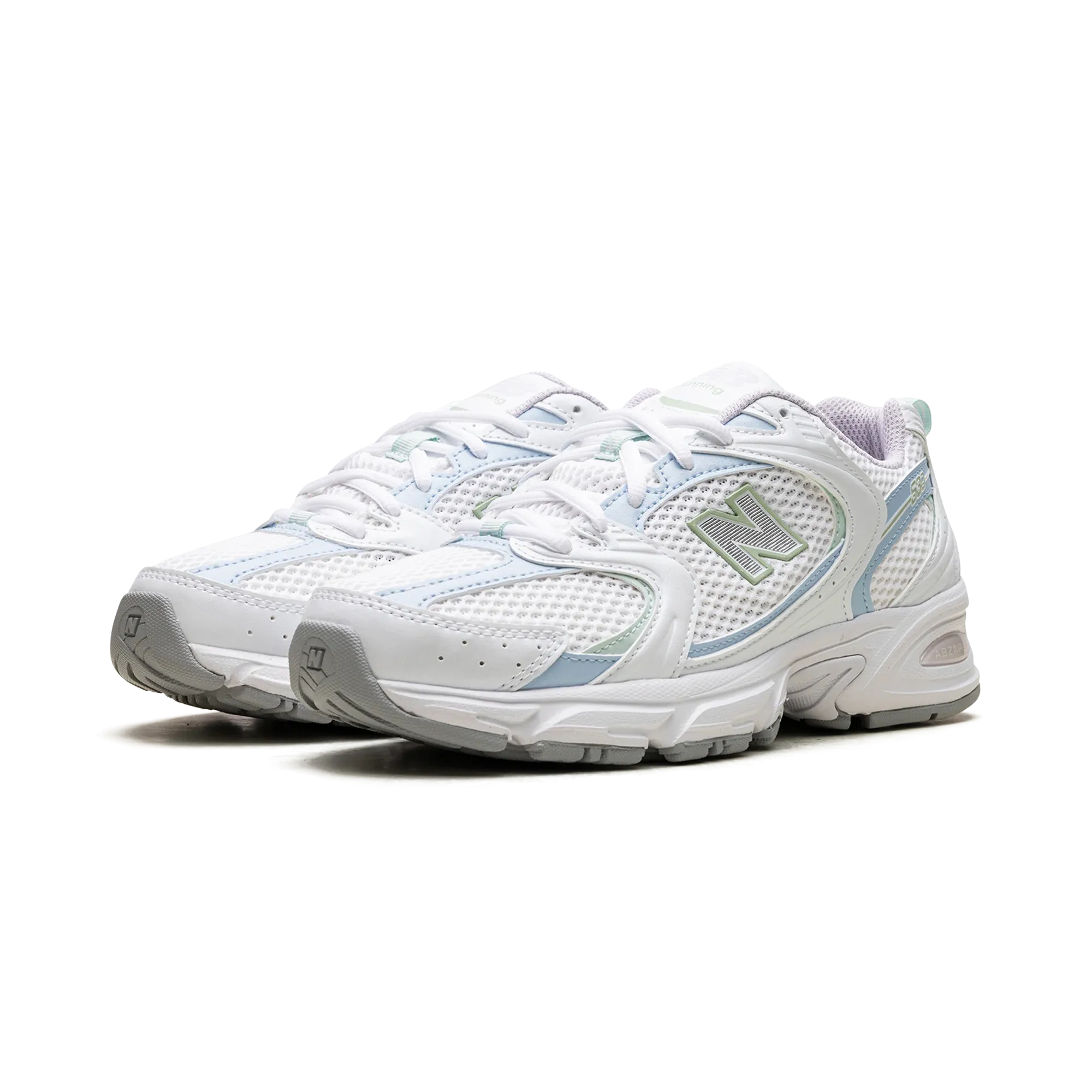New Balance 530 White Light Chrome Blue Clay Ash
