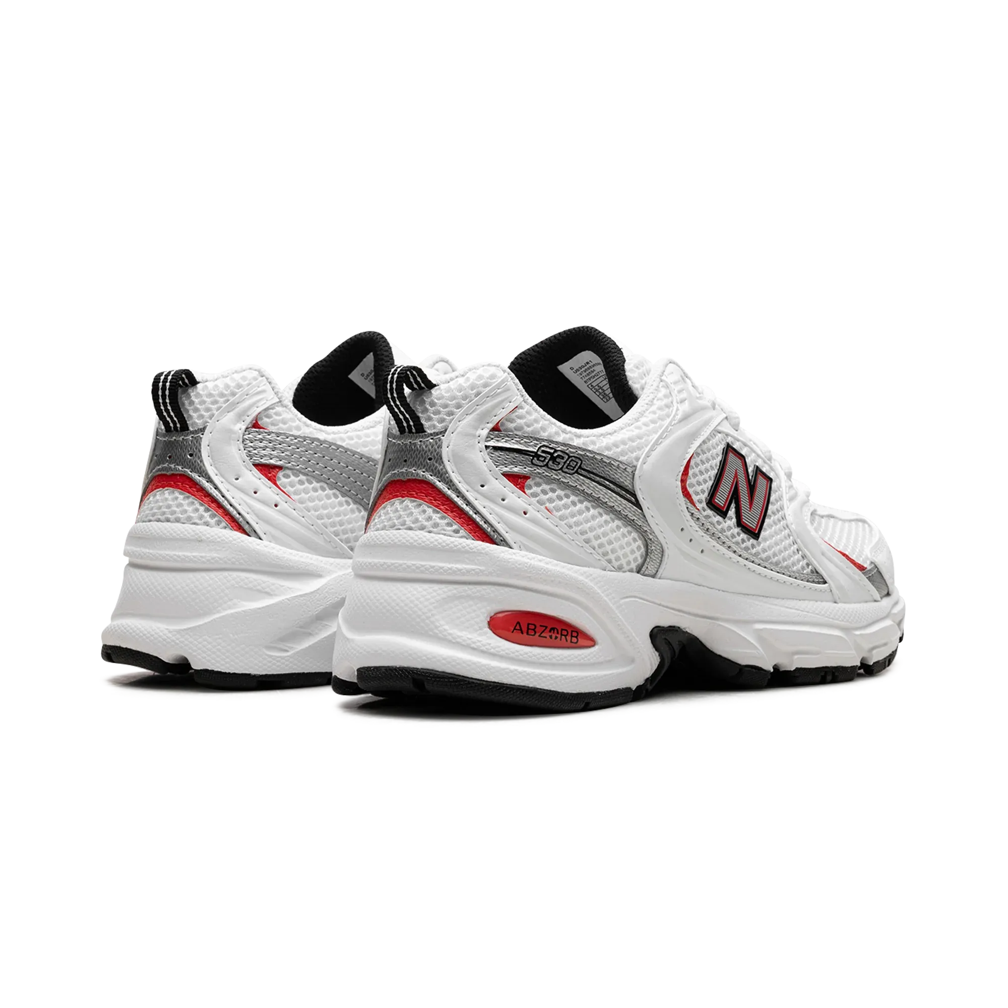 New Balance 530 White Blast Red