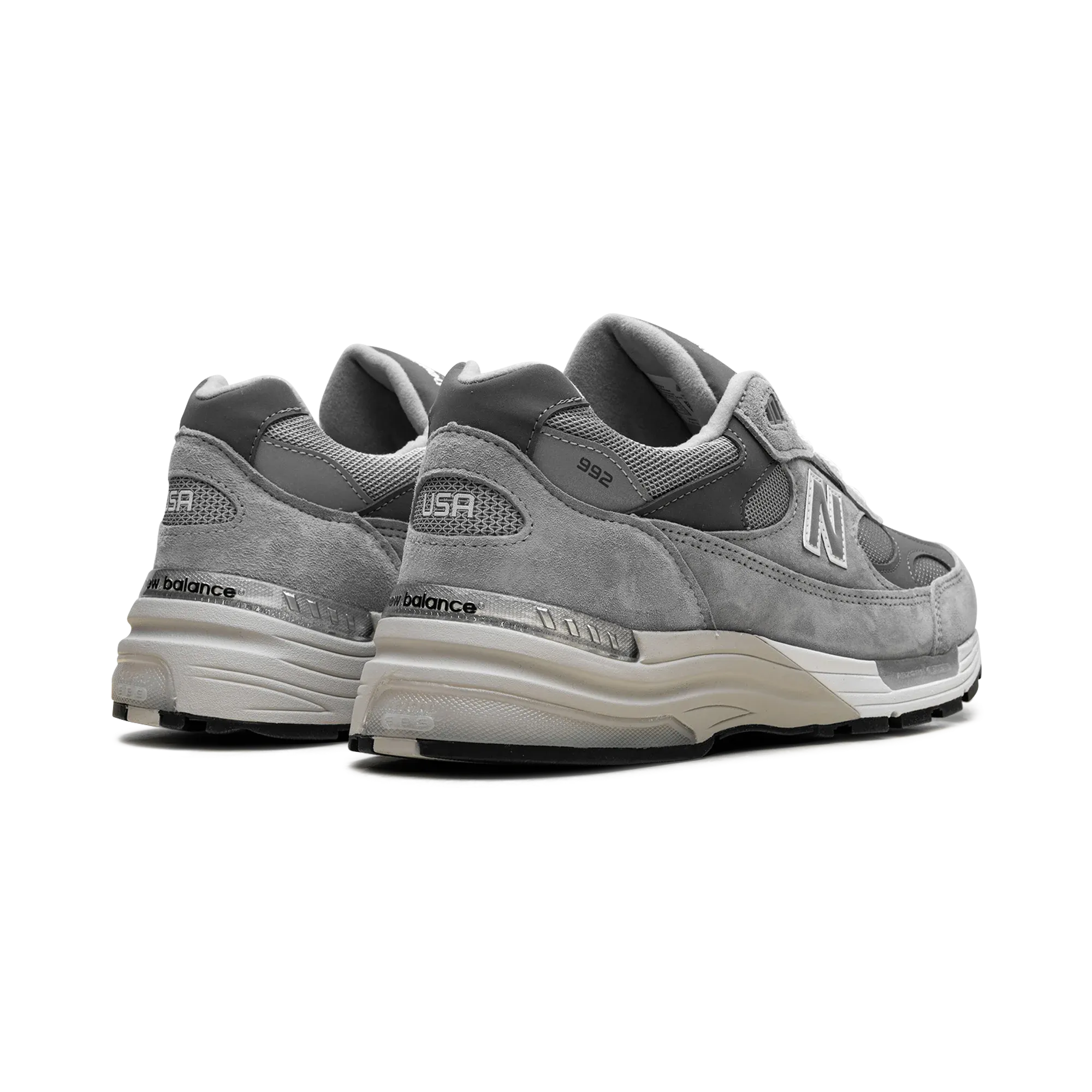 New Balance 992 Made In USA - Grey Silver Metallic