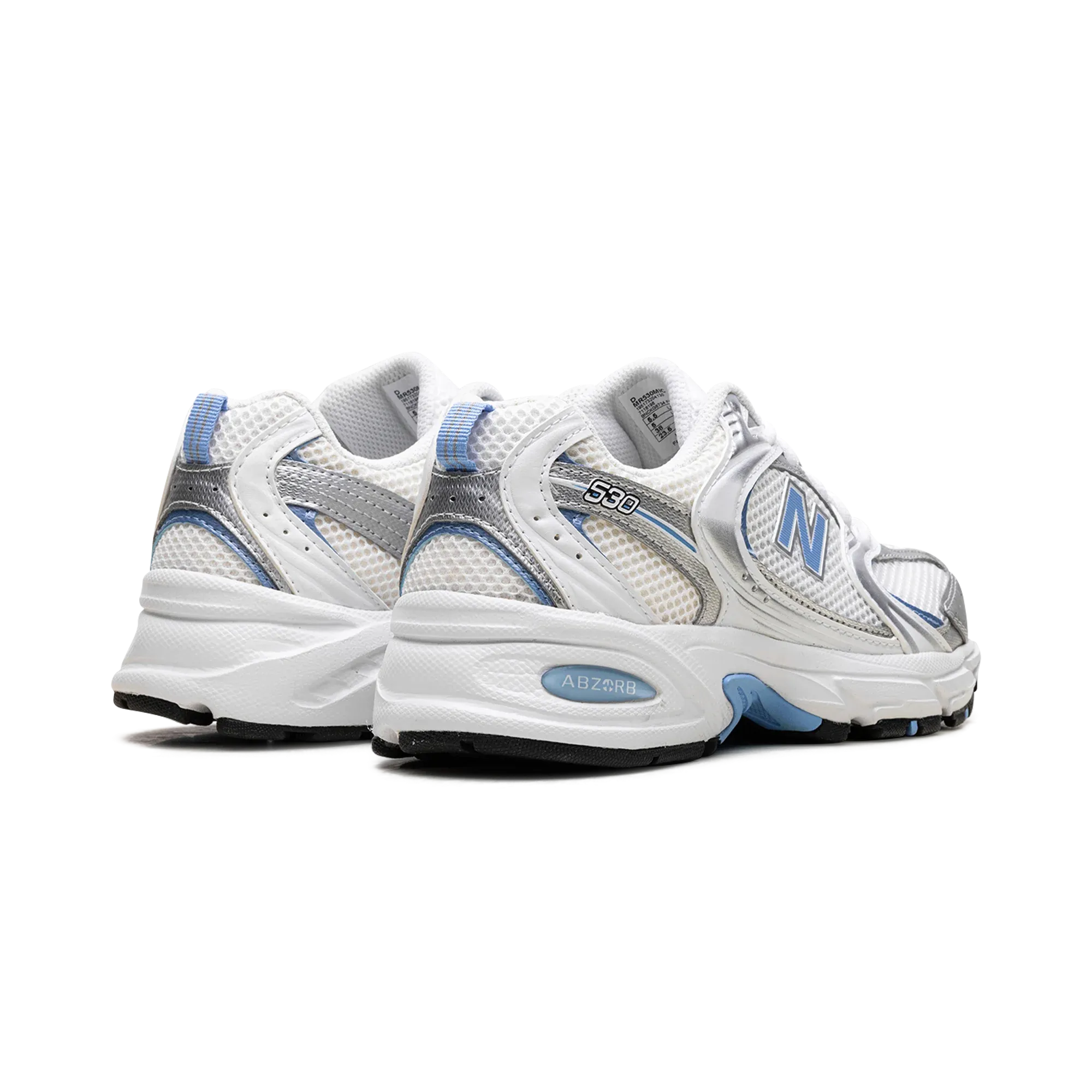 New Balance 530 White Carolina Blue