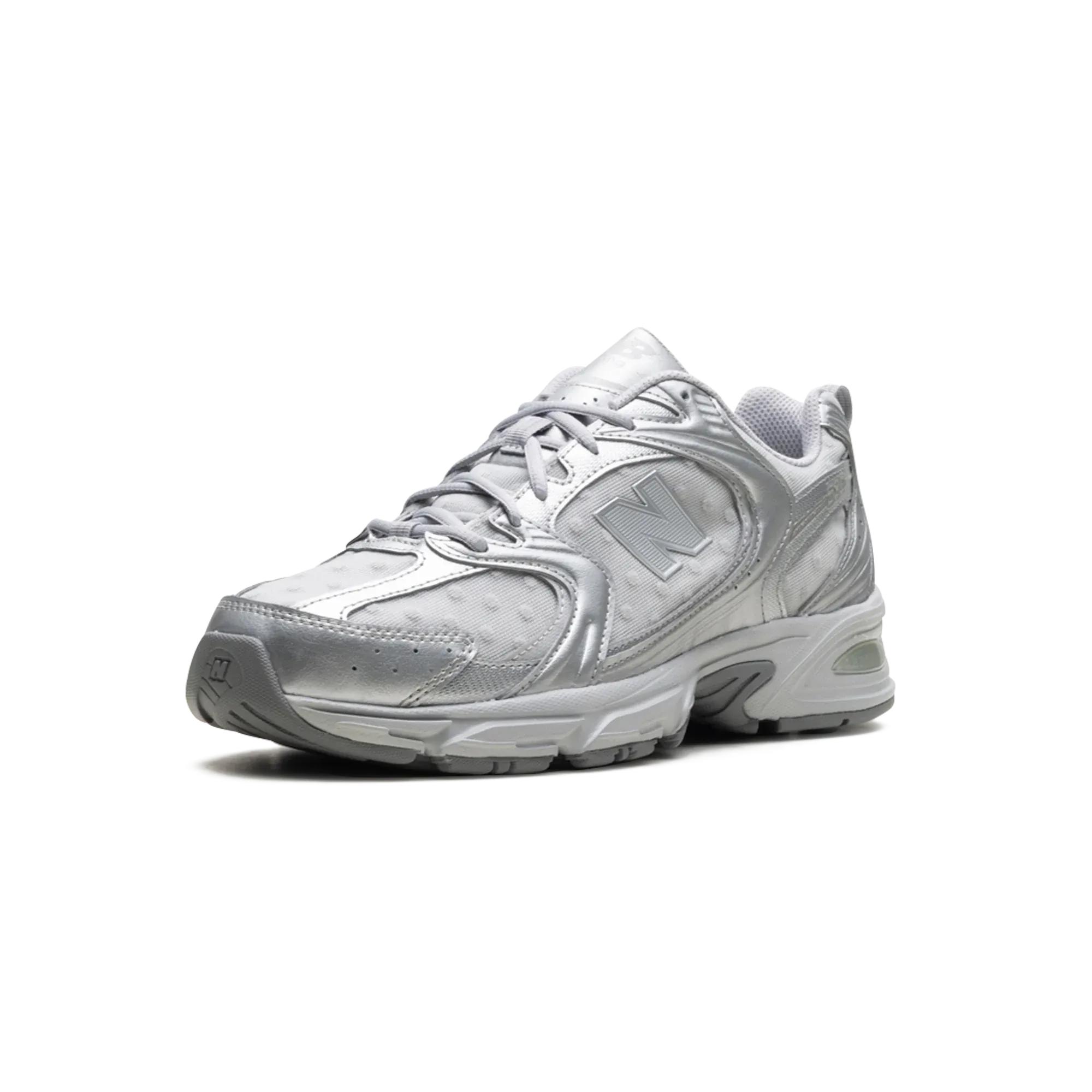New Balance 530 Silver Metallic Raincloud Polka Dots