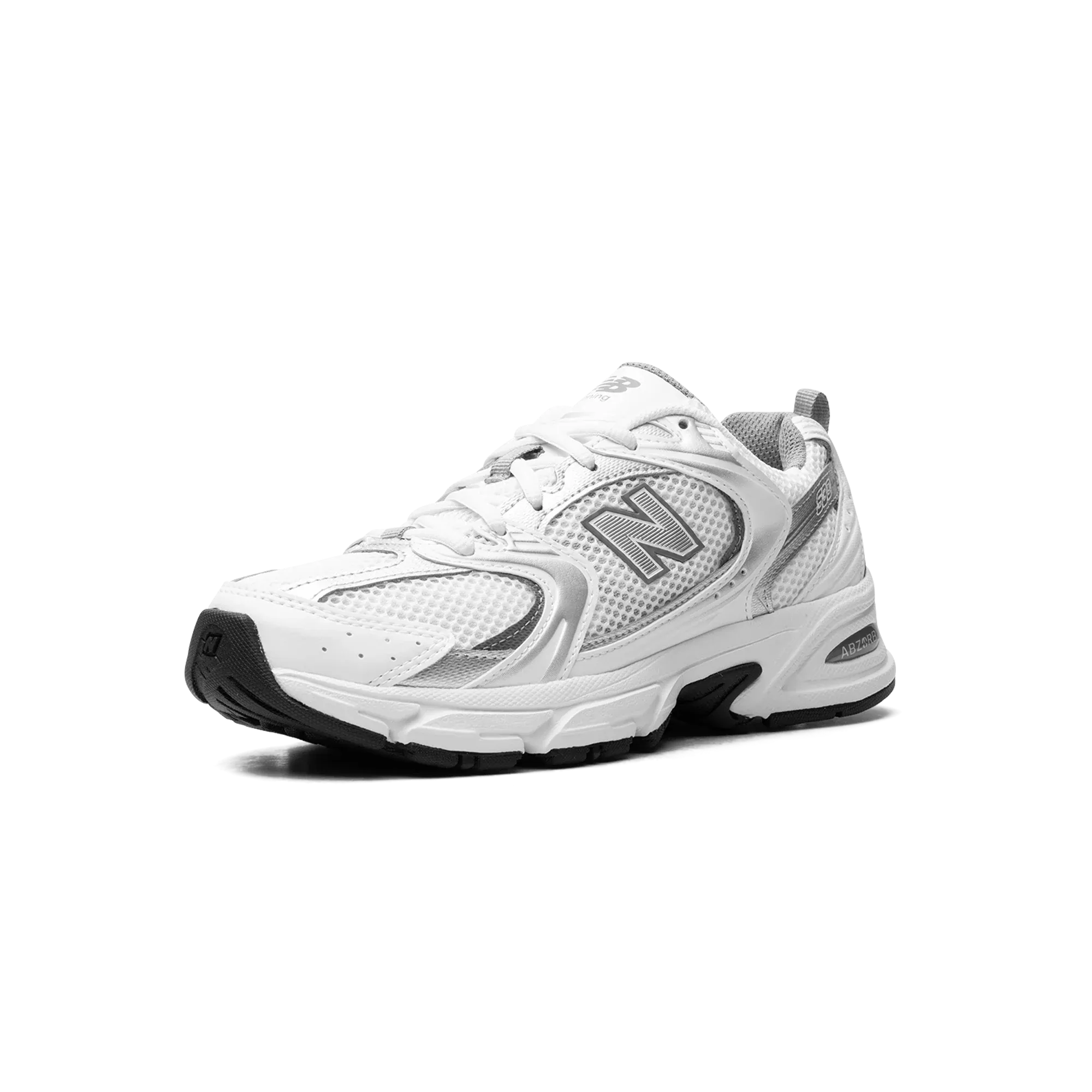 New Balance 530 White Silver Metallic