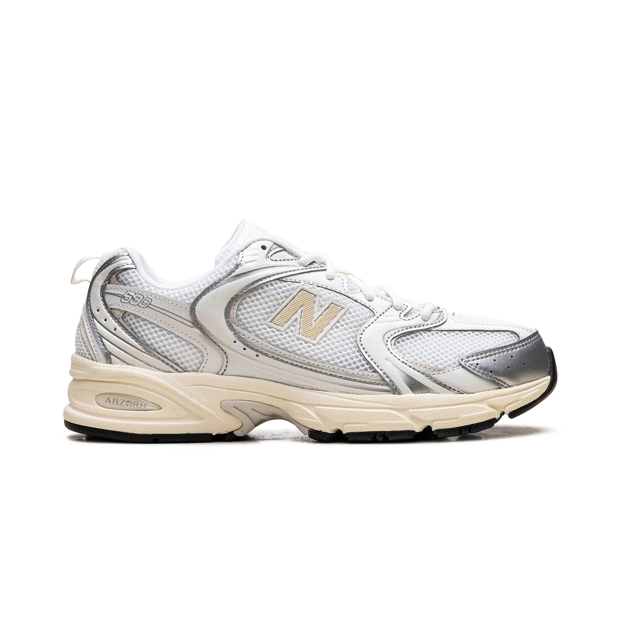 New Balance 530 Silver Metallic Linen
