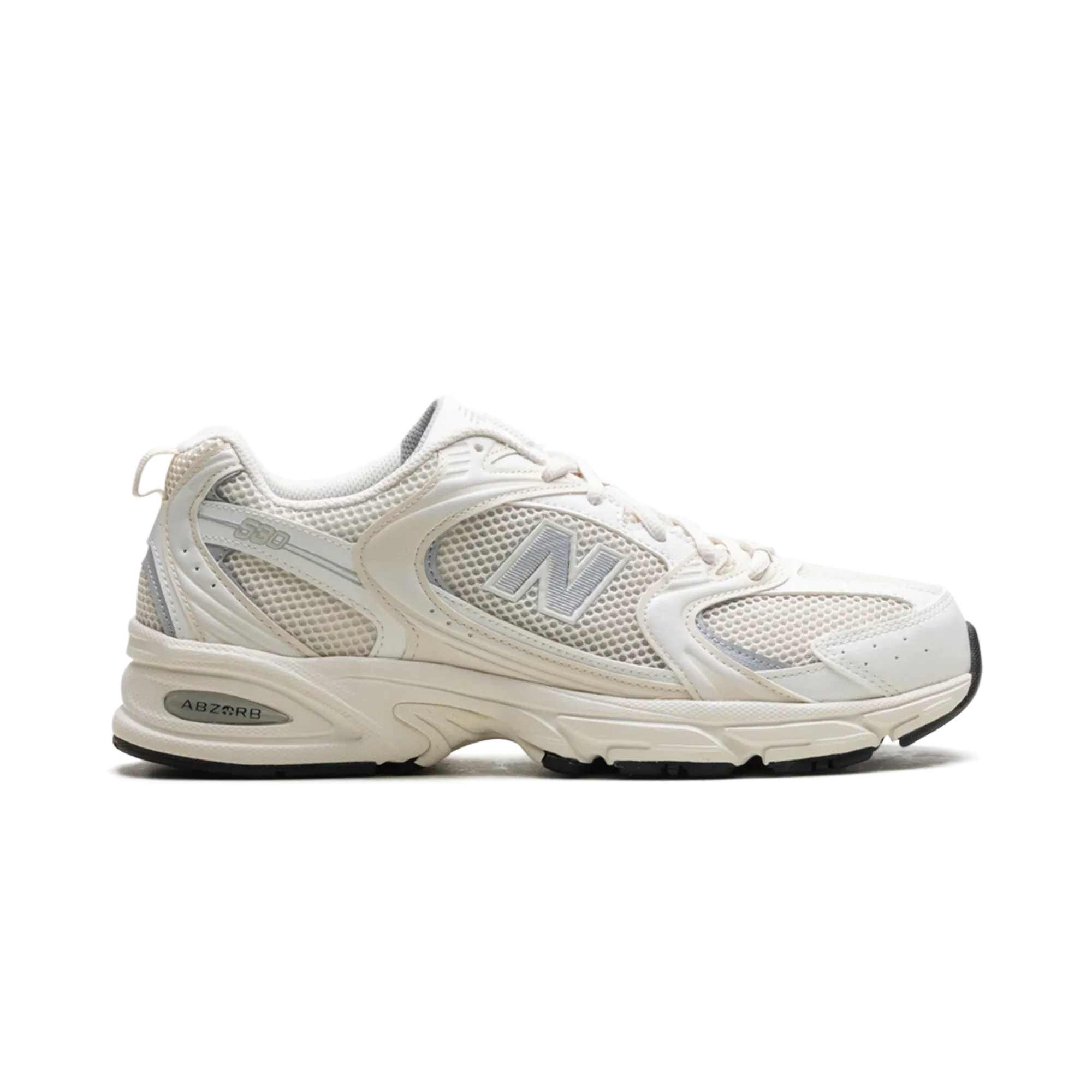 New Balance 530 Cream White Silver