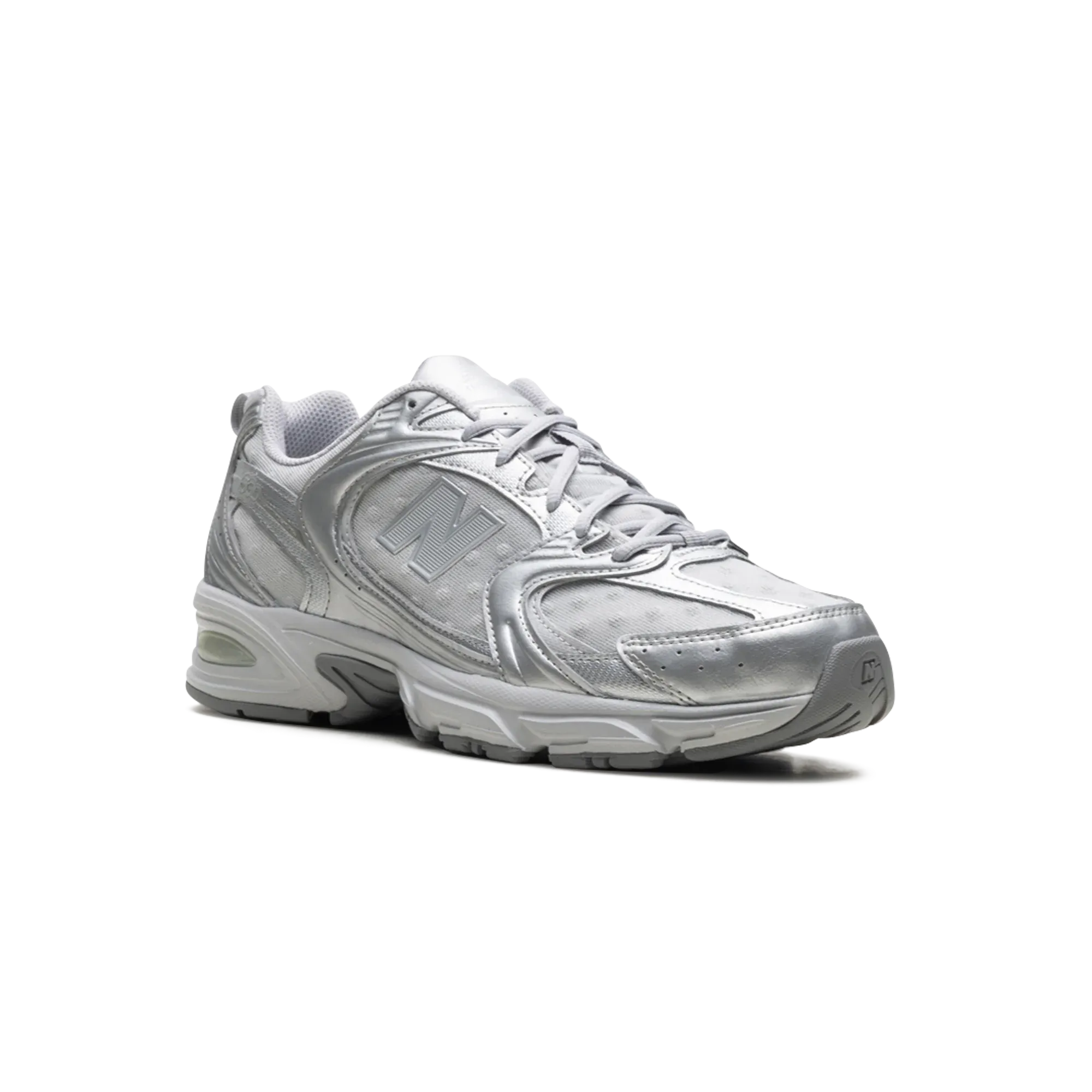 New Balance 530 Silver Metallic Raincloud Polka Dots