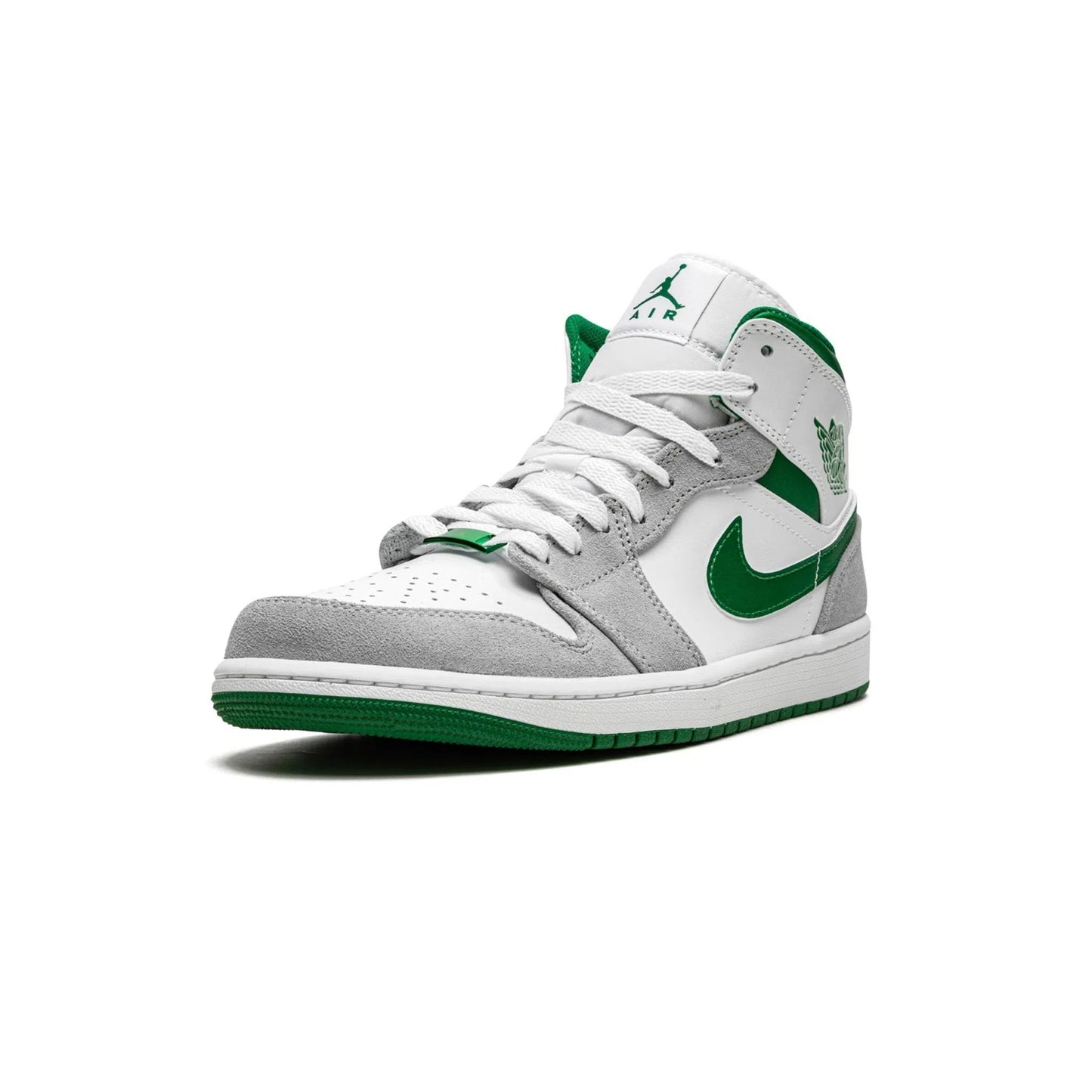 AIR JORDAN 1 MID SE - Grey Pine Green White-LOTABY