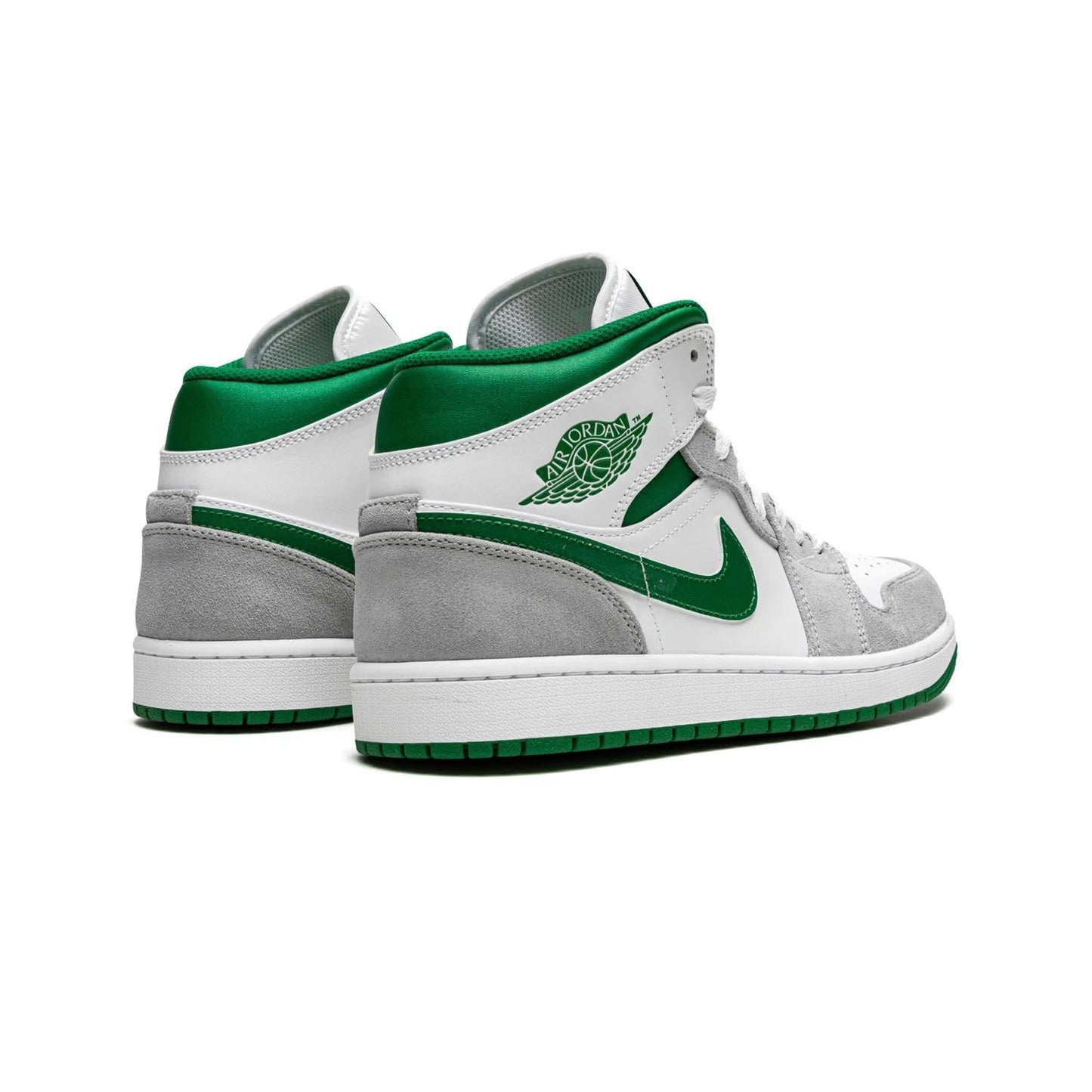 AIR JORDAN 1 MID SE - Grey Pine Green White-LOTABY