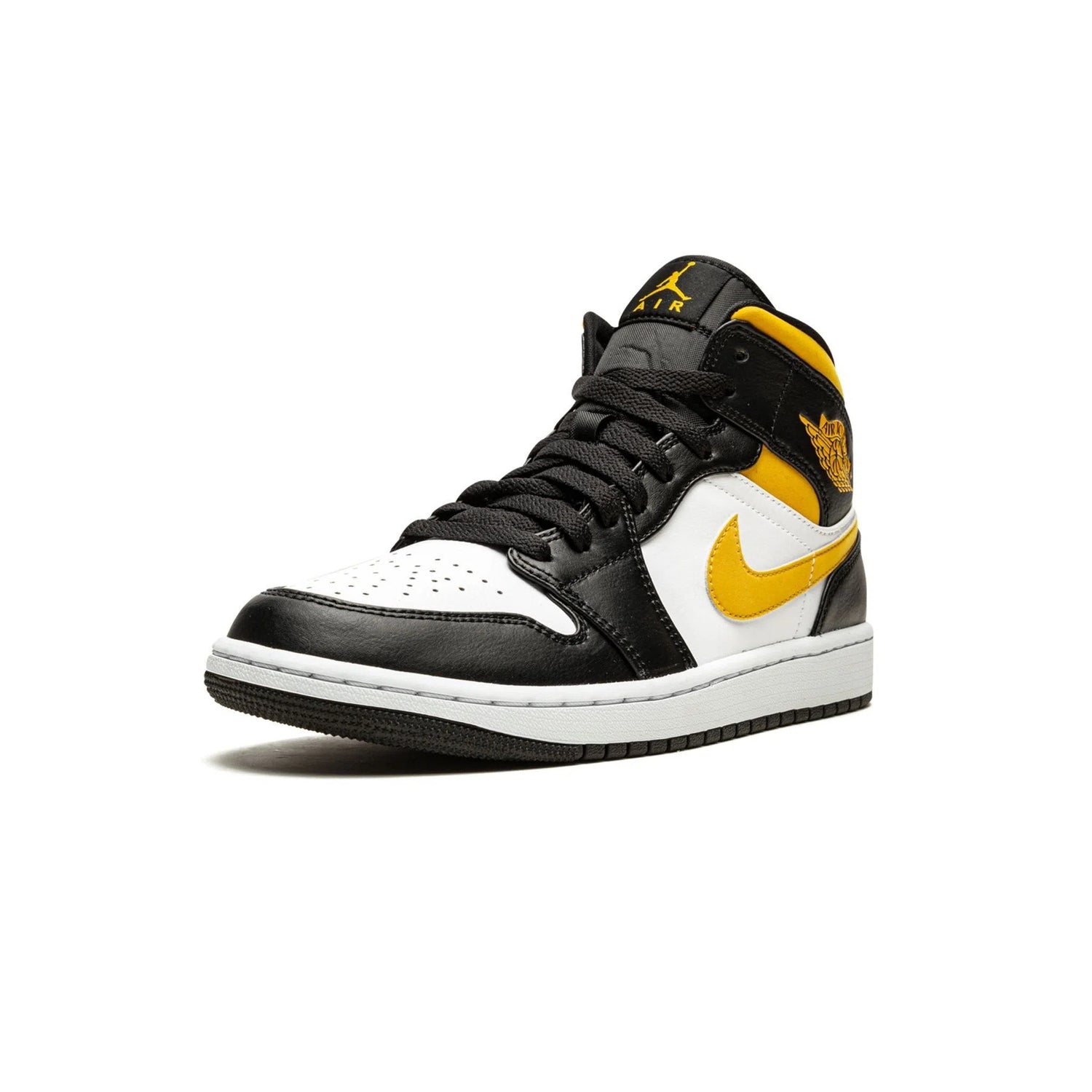 AIR JORDAN 1 MID - White Pollen Black-LOTABY