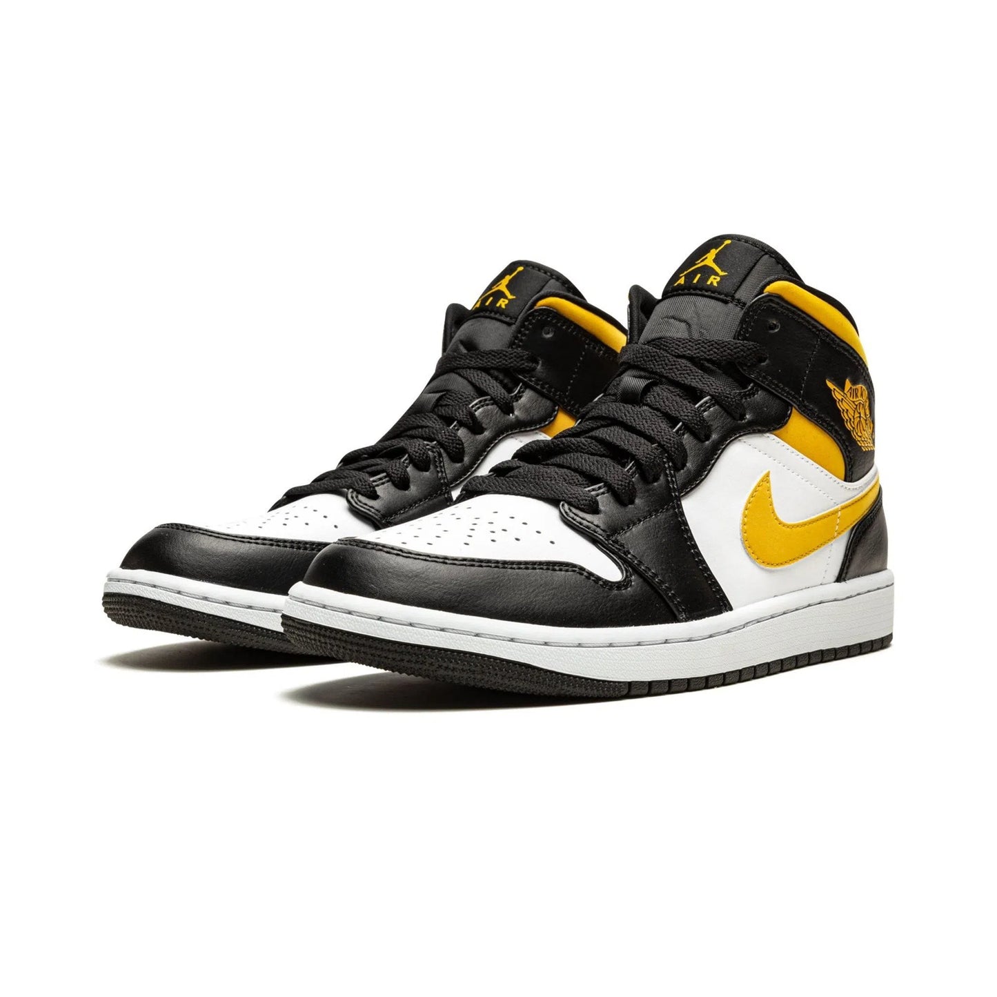 AIR JORDAN 1 MID - White Pollen Black-LOTABY