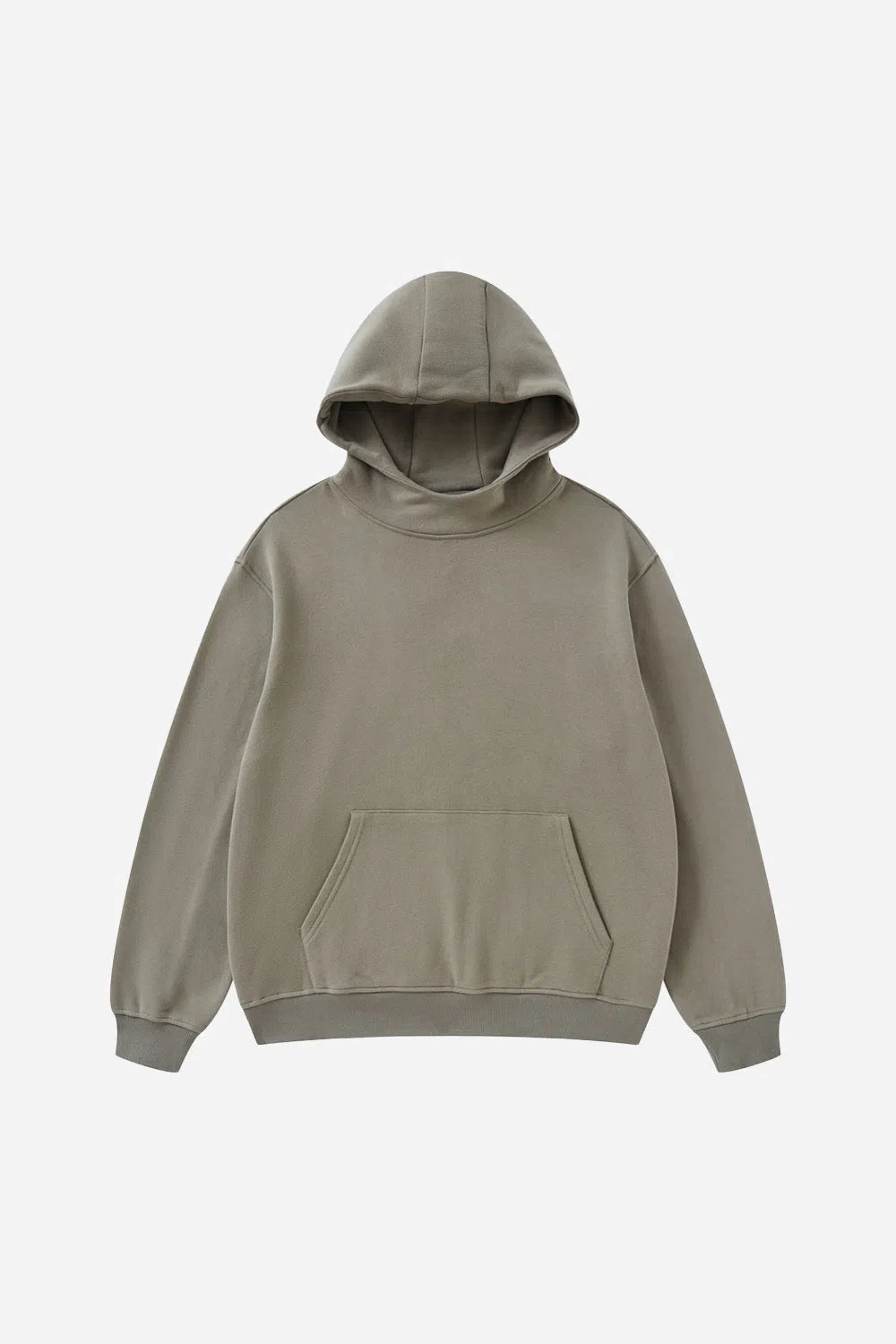 Ghost Hoodie Blank FW-24 Heavy Drop Shoulder - GRAYISH GREEN-LOTABY