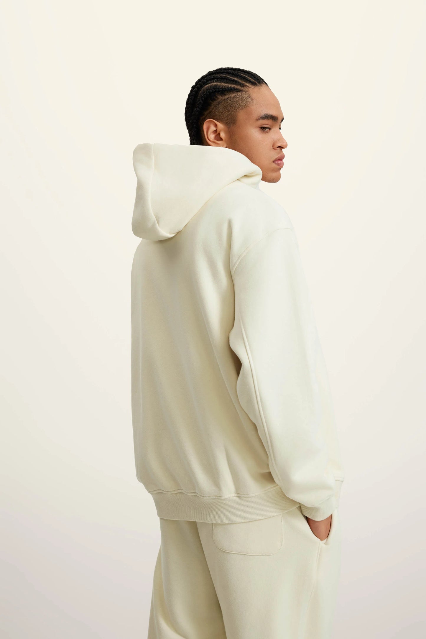 Ghost Hoodie Blank FW-24 Heavy Drop Shoulder - LIGHT APRICOT-LOTABY