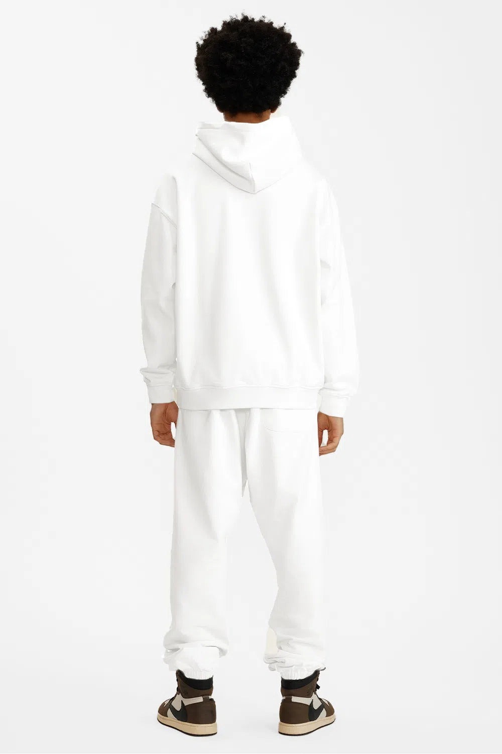 Hoodie FW/24 Drop Shoulder Blank - WHITE-LOTABY