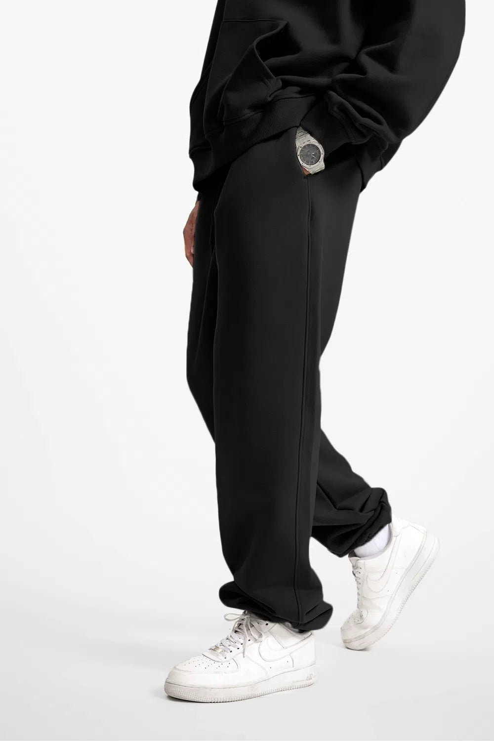 Jogger Pants - BLACK-LOTABY