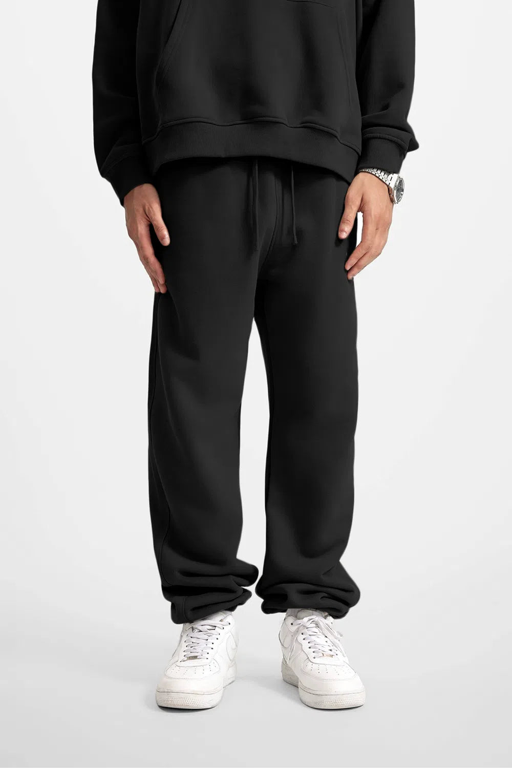 Jogger Pants - BLACK-LOTABY