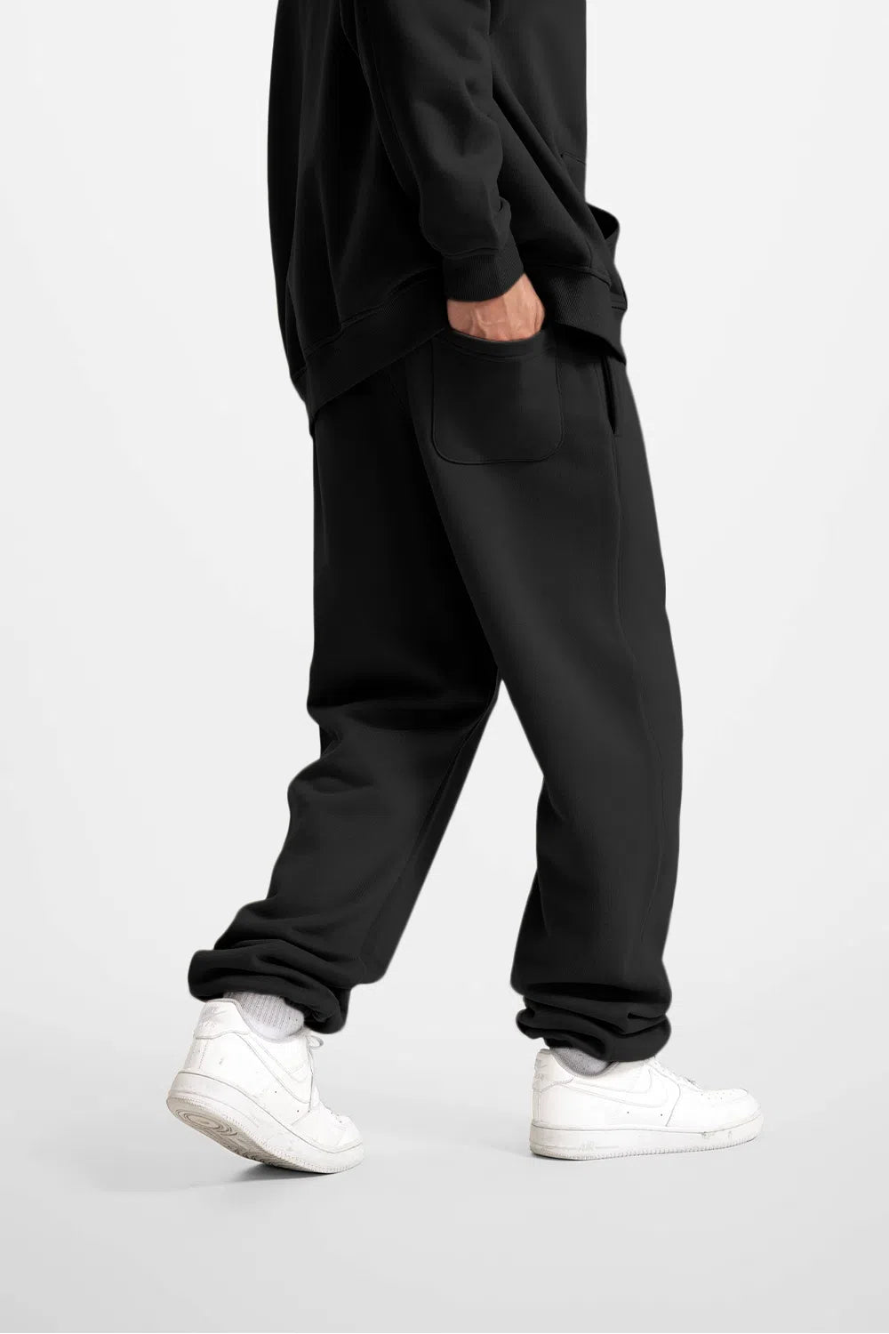 Jogger Pants - BLACK-LOTABY