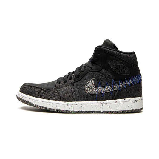 JORDAN 1 MID - Crater Black-LOTABY