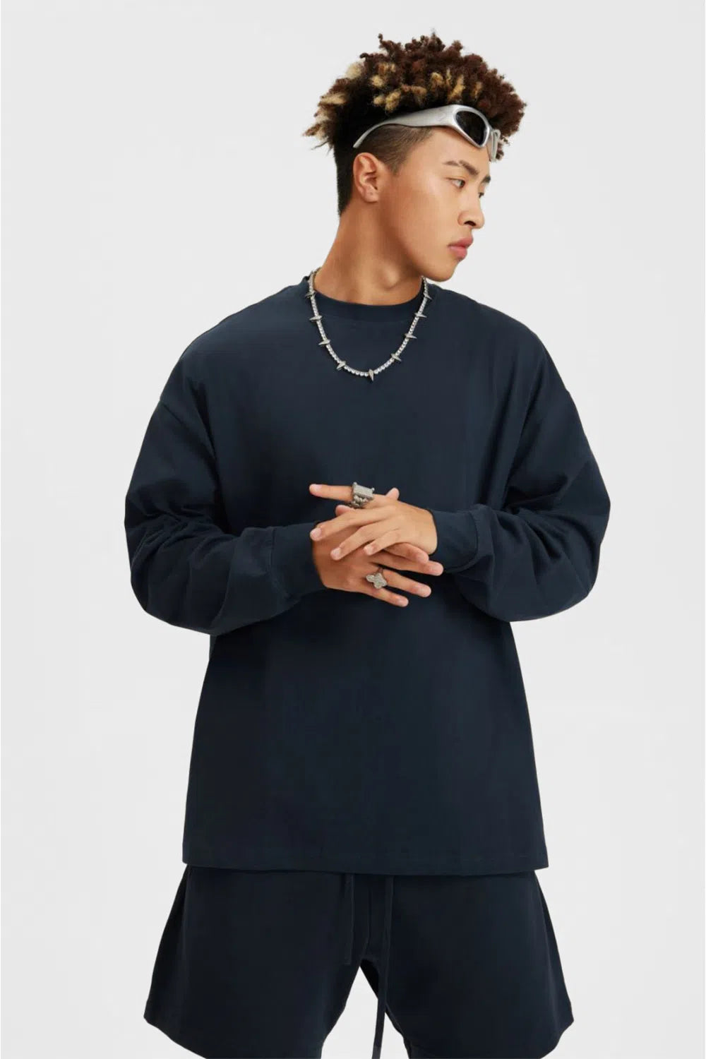 Long Sleeve Oversized T-Shirt 100% Cotton - NEAVY