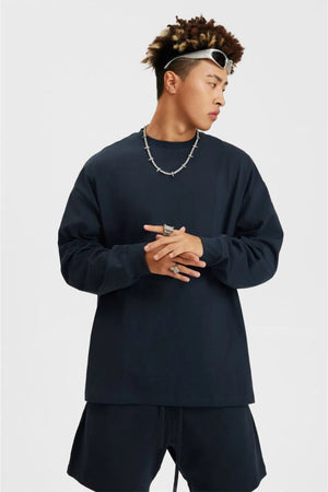 Long Sleeve Oversized T-Shirt 100% Cotton - NEAVY