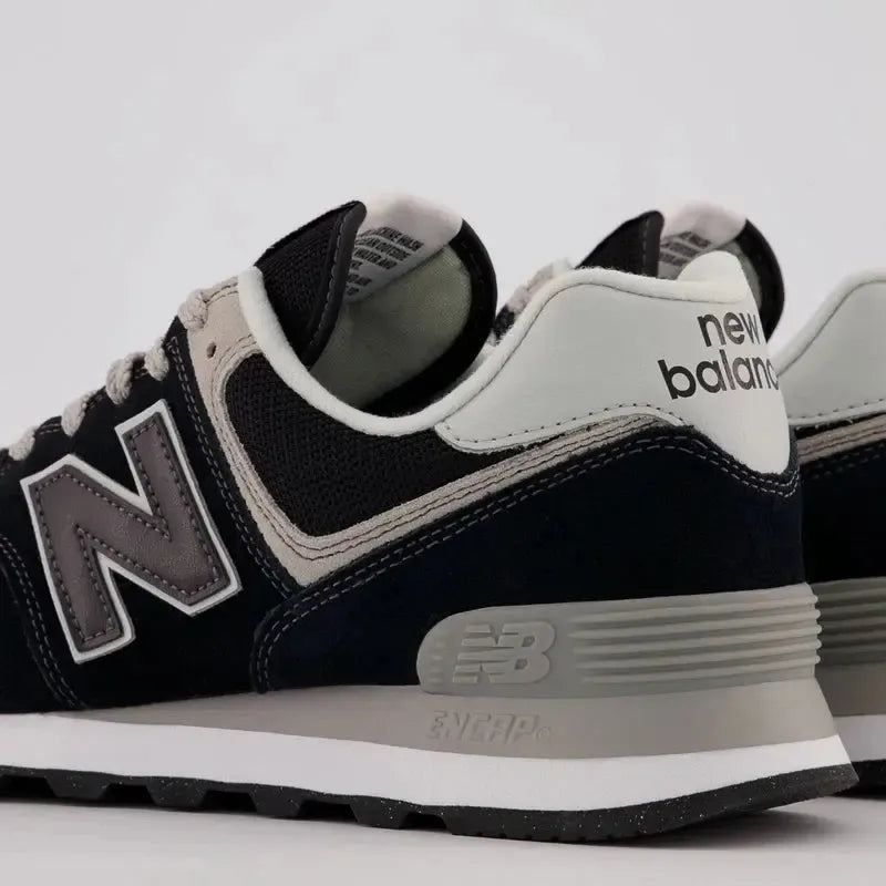 New Balance 574 Core Black with White LOTABY