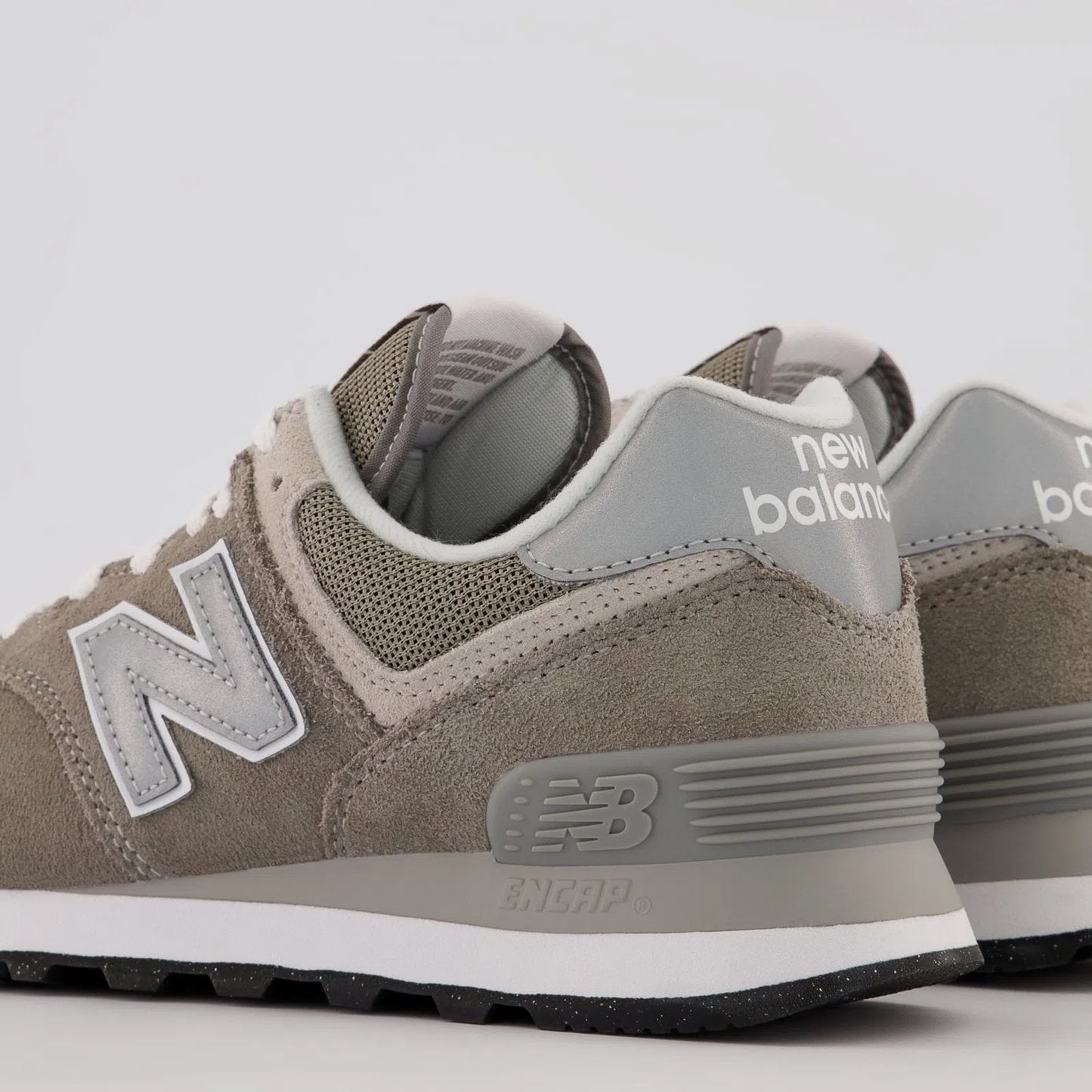 New Balance 574 Core Grey with White-LOTABY