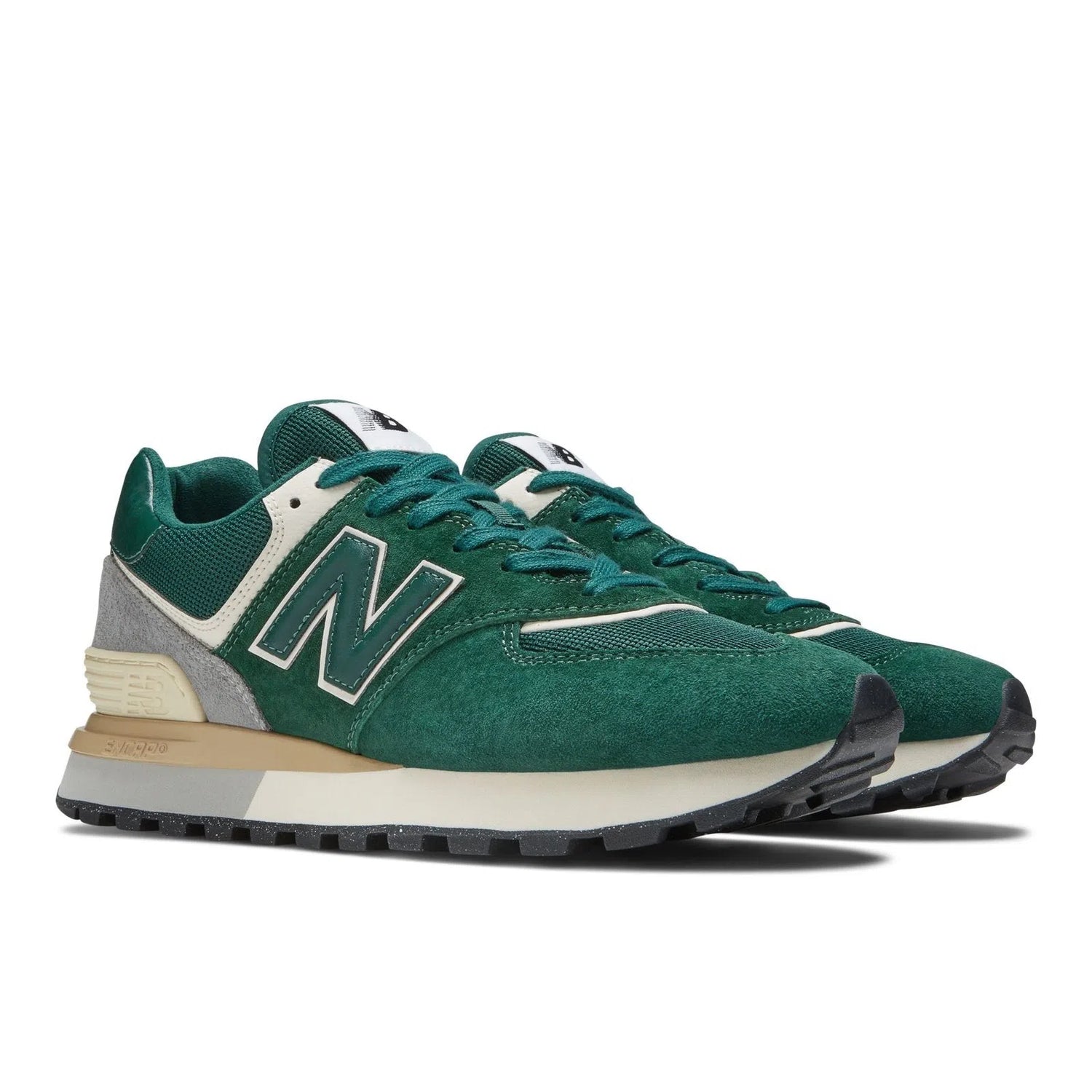 New Balance 574 Green with Silver-LOTABY