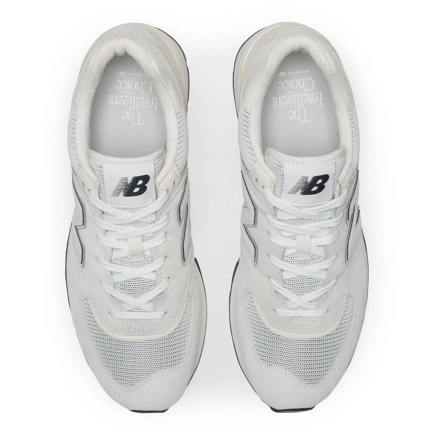 New Balance 574 Grey with White-LOTABY