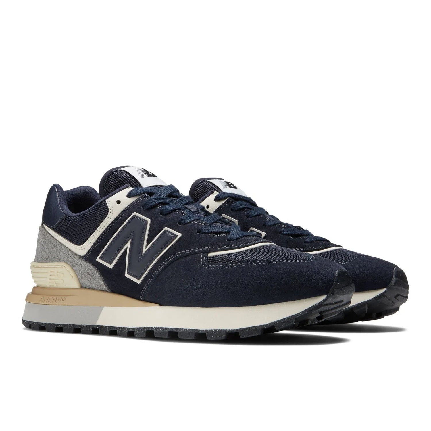 New Balance 574 Navy with White-LOTABY