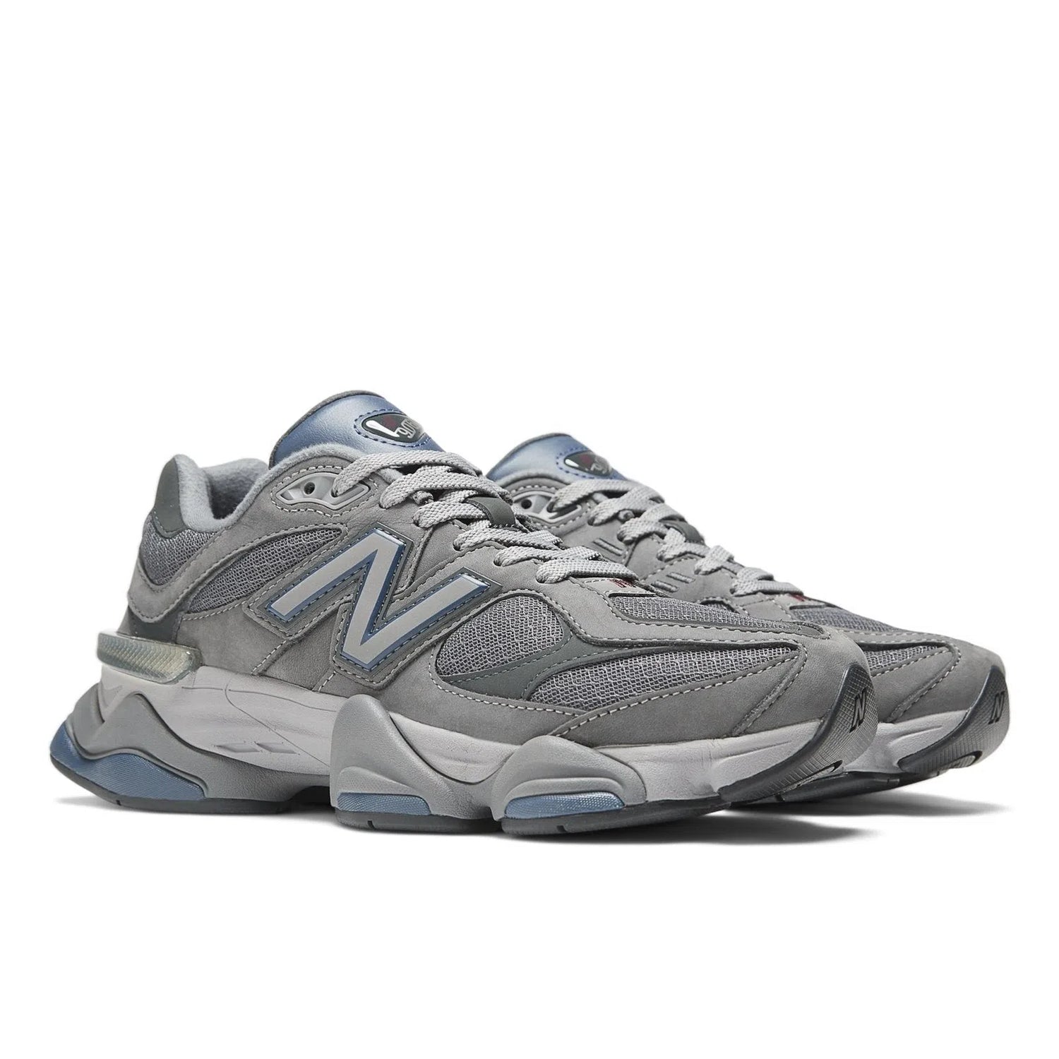 New Balance 9060 Castlerock with Nb Navy and Silver Metallic-LOTABY