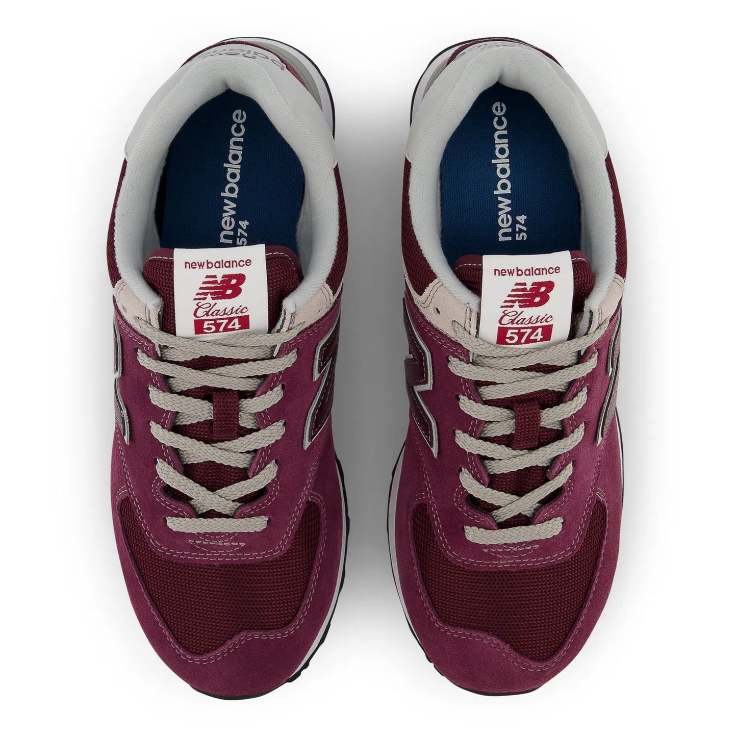 New Balance Lifestyle 574 Burgundy-LOTABY