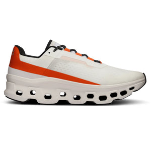 On Running - Cloudmonster White & Flame