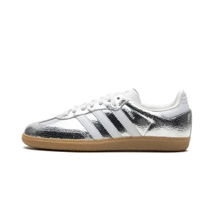 ADIDAS Samba OG WMNS Silver Metallic Cracked Leath-shoes-Adidas-36-LOTABY
