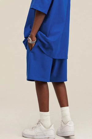 Short Heavy Cotton - BLUE
