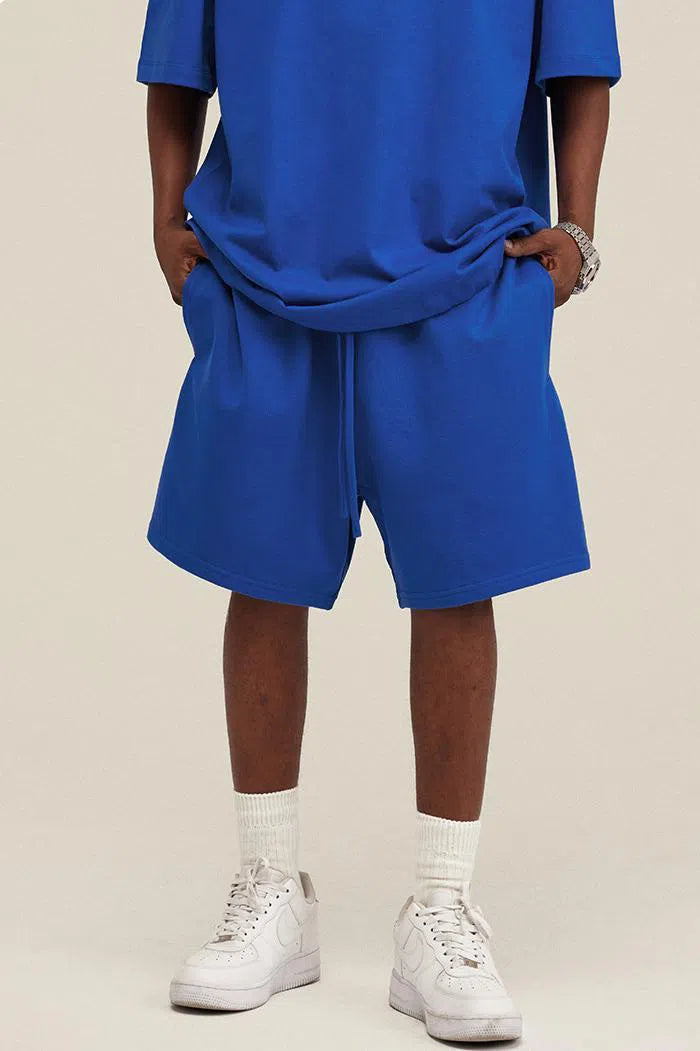 Short Heavy Cotton - BLUE
