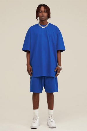 Short Heavy Cotton - BLUE