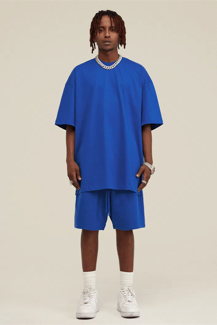 Short Heavy Cotton - BLUE
