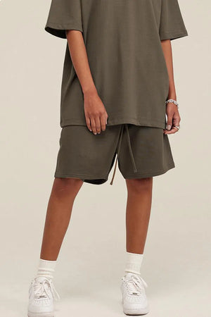 Short Heavy Cotton - BROWN
