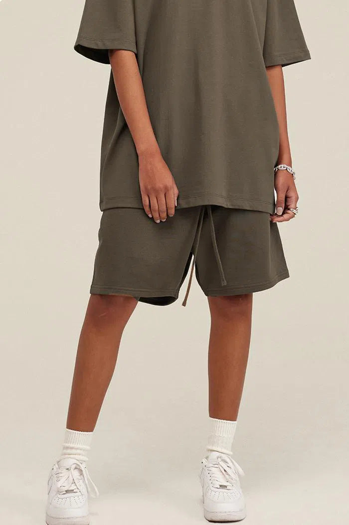 Short Heavy Cotton - BROWN