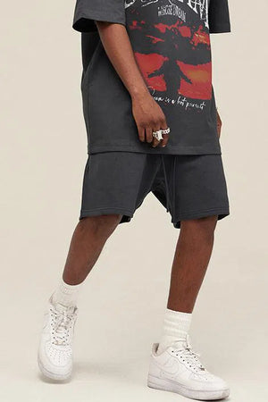 Short Heavy Cotton - DARK GRAY
