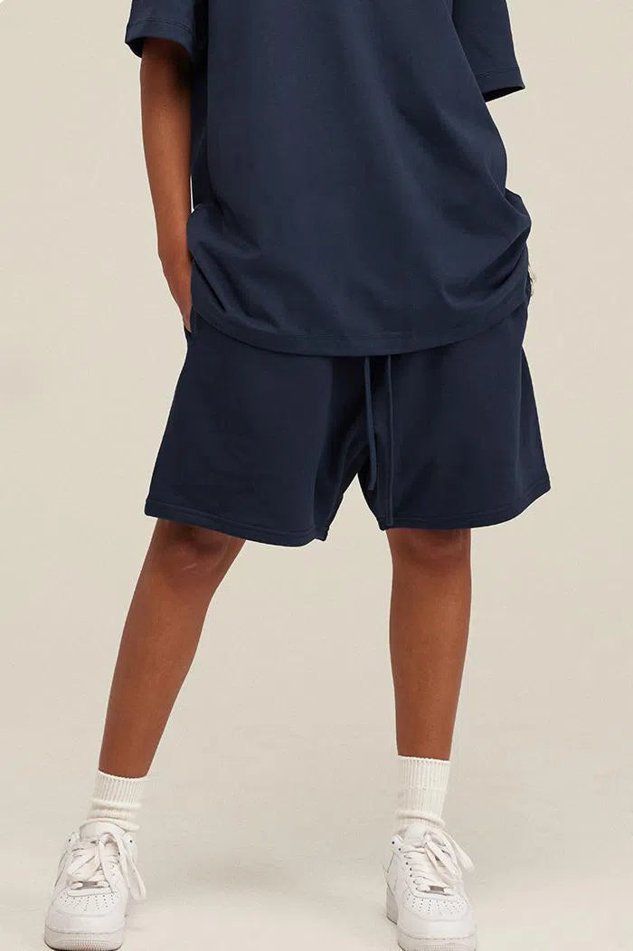 Short Heavy Cotton - NAVY BLUE